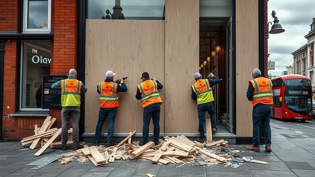Boarding Up Security Regent's Park