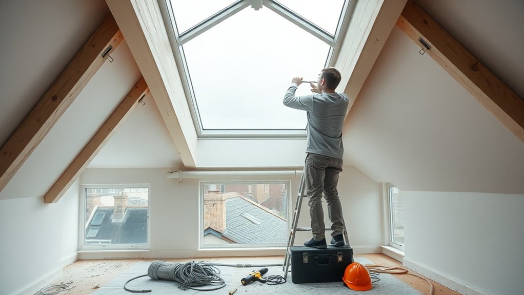 Electric Skylight Installation Regent's Park