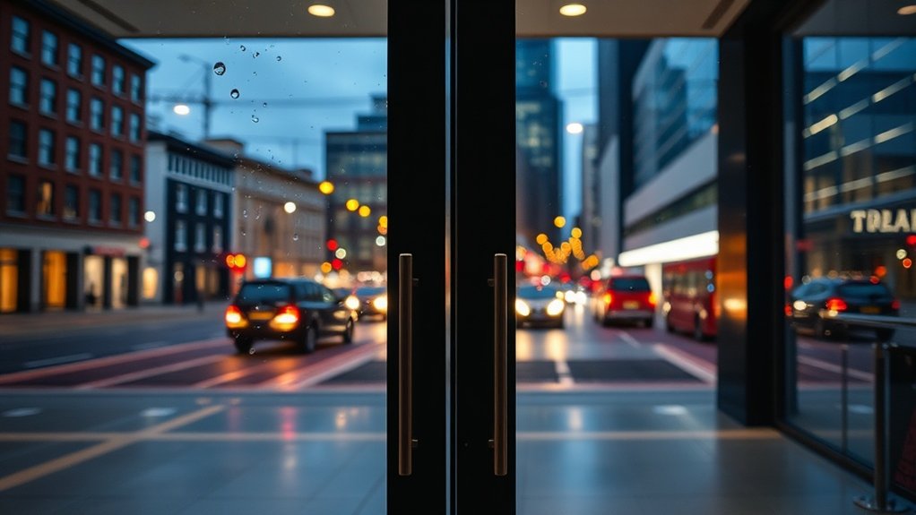 Glass Doors Park Crescent