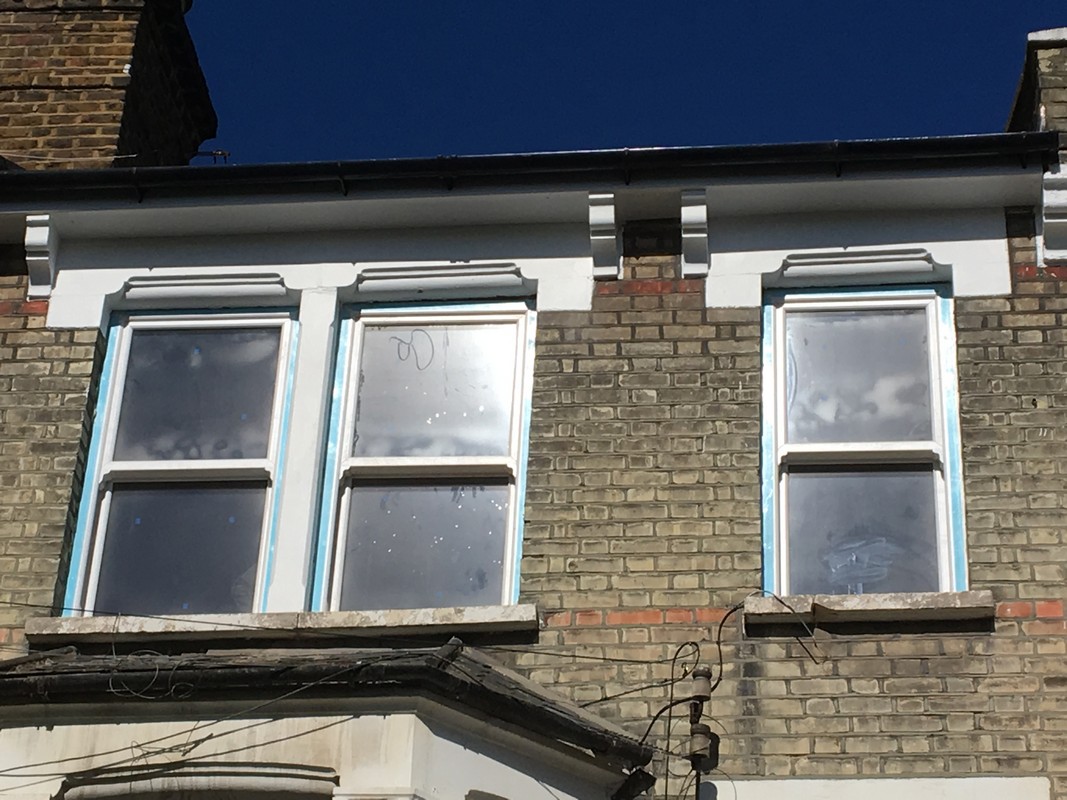 New uPVC sash windows fitted on Victorian terrace in Regent's Park